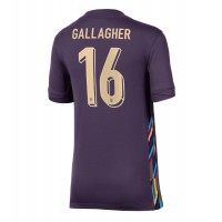 Maglie da calcio Inghilterra Conor Gallagher #16 Seconda Maglia Femminile Europei 2024 Manica Corta